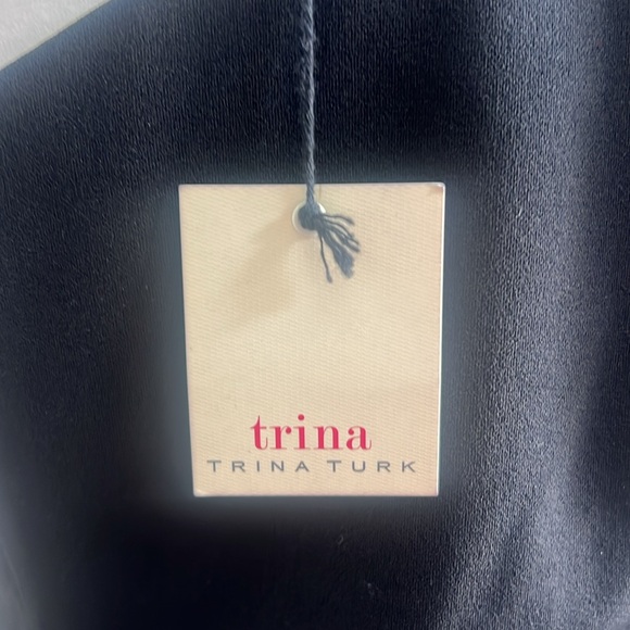 Women’s Trina Turk black dress size 2 NWT - Picture 7 of 9